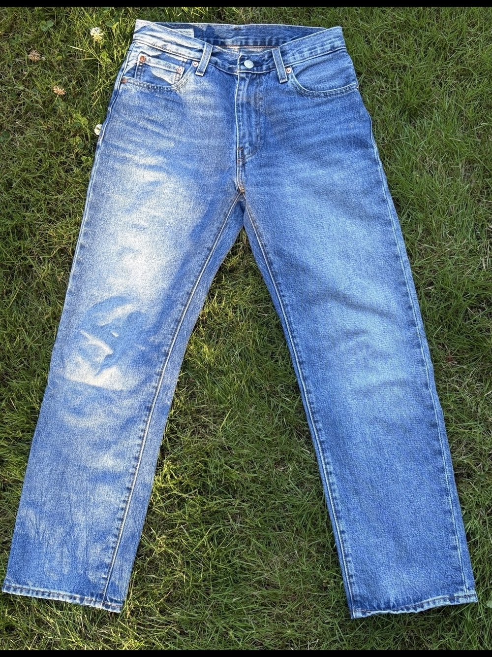 Levi's 555 Light Blue Relaxed Fit Jeans